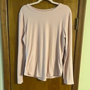 Women's Pink Long Sleeve Top